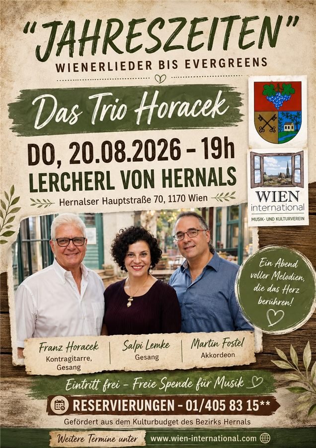 Wien International – Das Trio Horacek